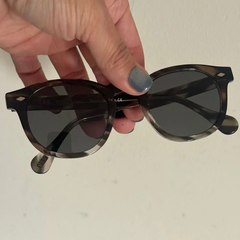 SEE Eyewear Made In Italy Johnny Depp Style Tortoise Shell Sunglasses